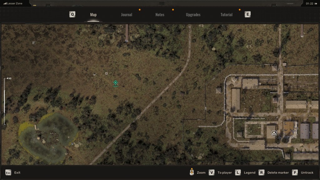 An image of Trophy gun location in Stalker 2