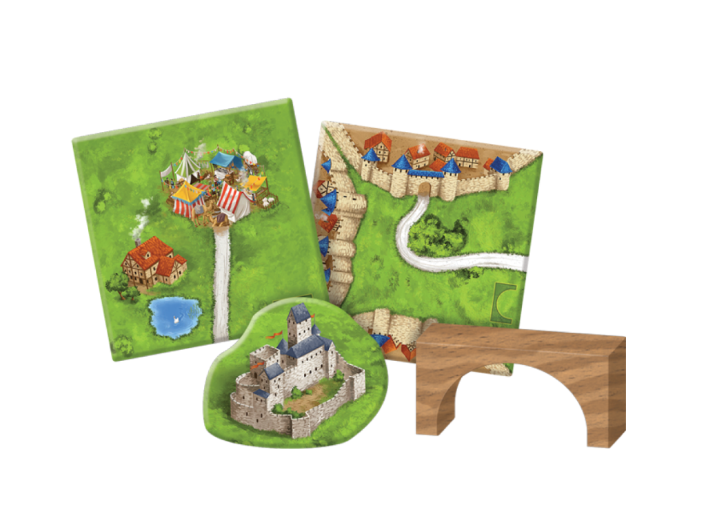 Carcassonne Bridges, Castles, And Bazaar Expansion