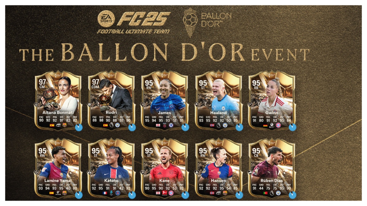 An image of Ballon d'Or Challenge 4 SBC solutions in EA FC 25