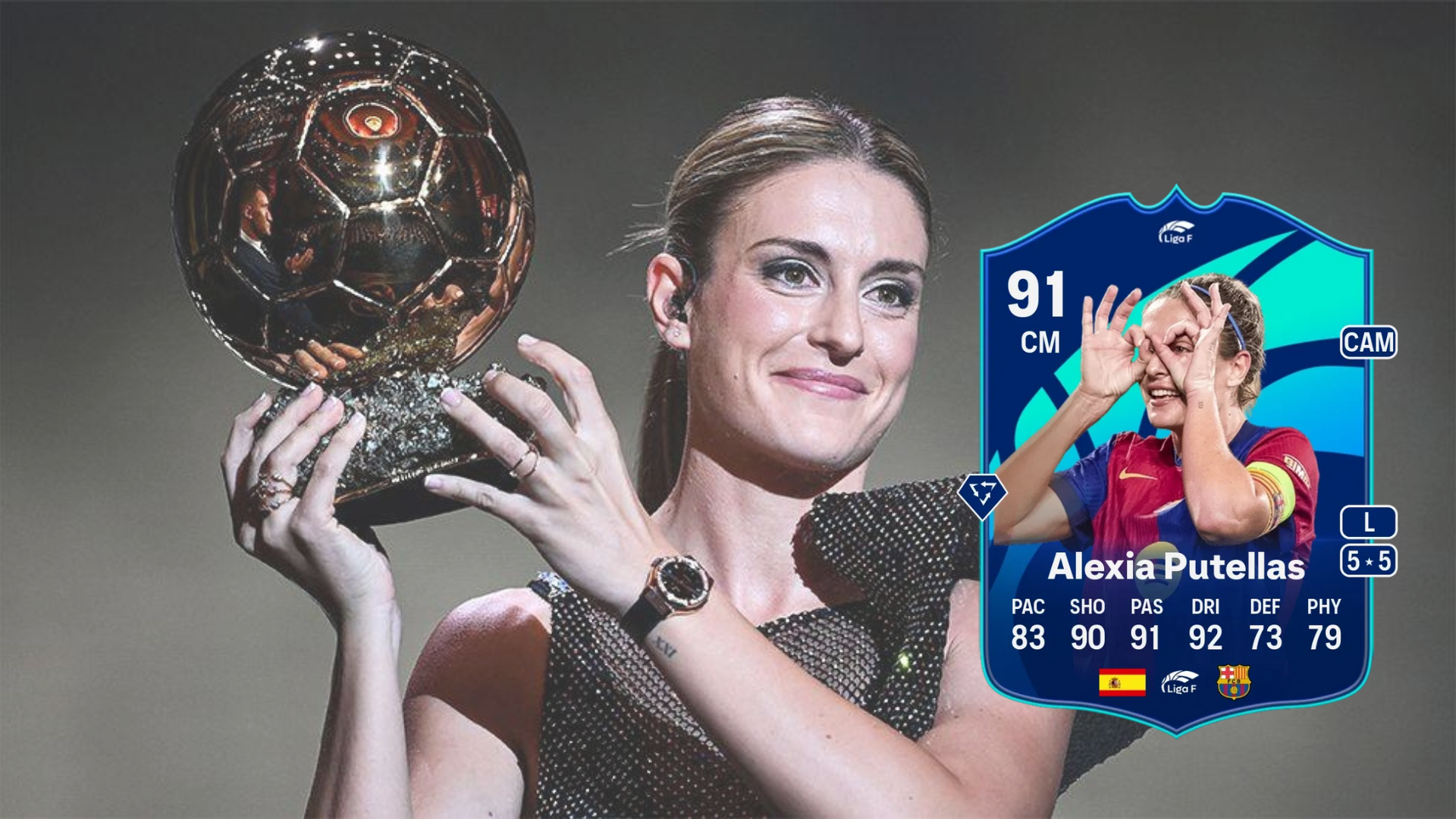 An image of EA FC 25 Alexia Putellas Liga F POTM SBC solutions