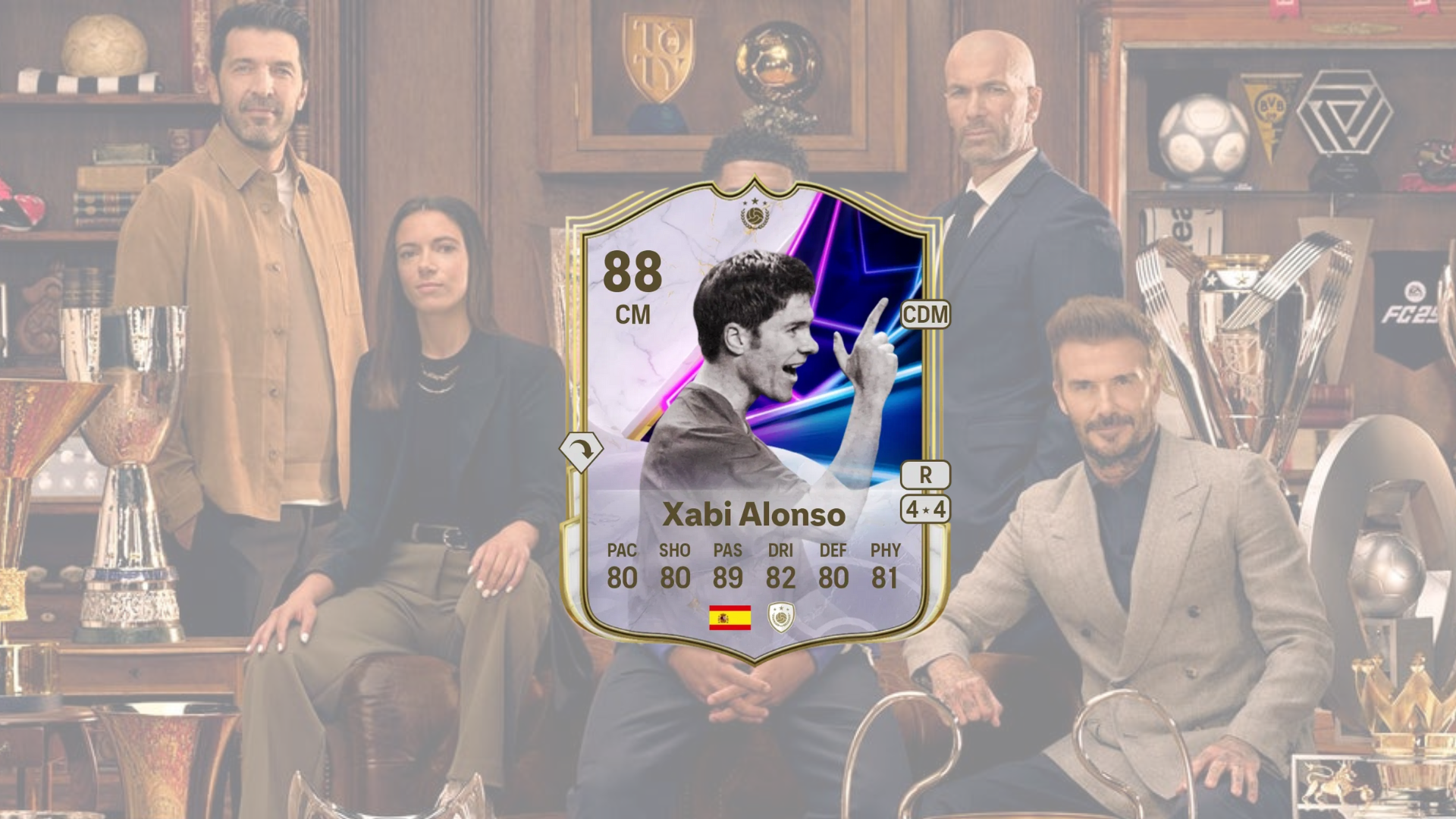 An image of Xabi Alonso On This Day Icon SBC solutions in EA FC 25