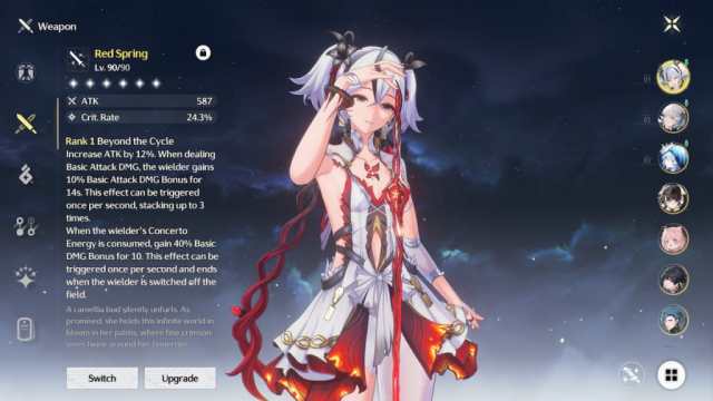 Camellya's Red Spring in Wuthering Waves