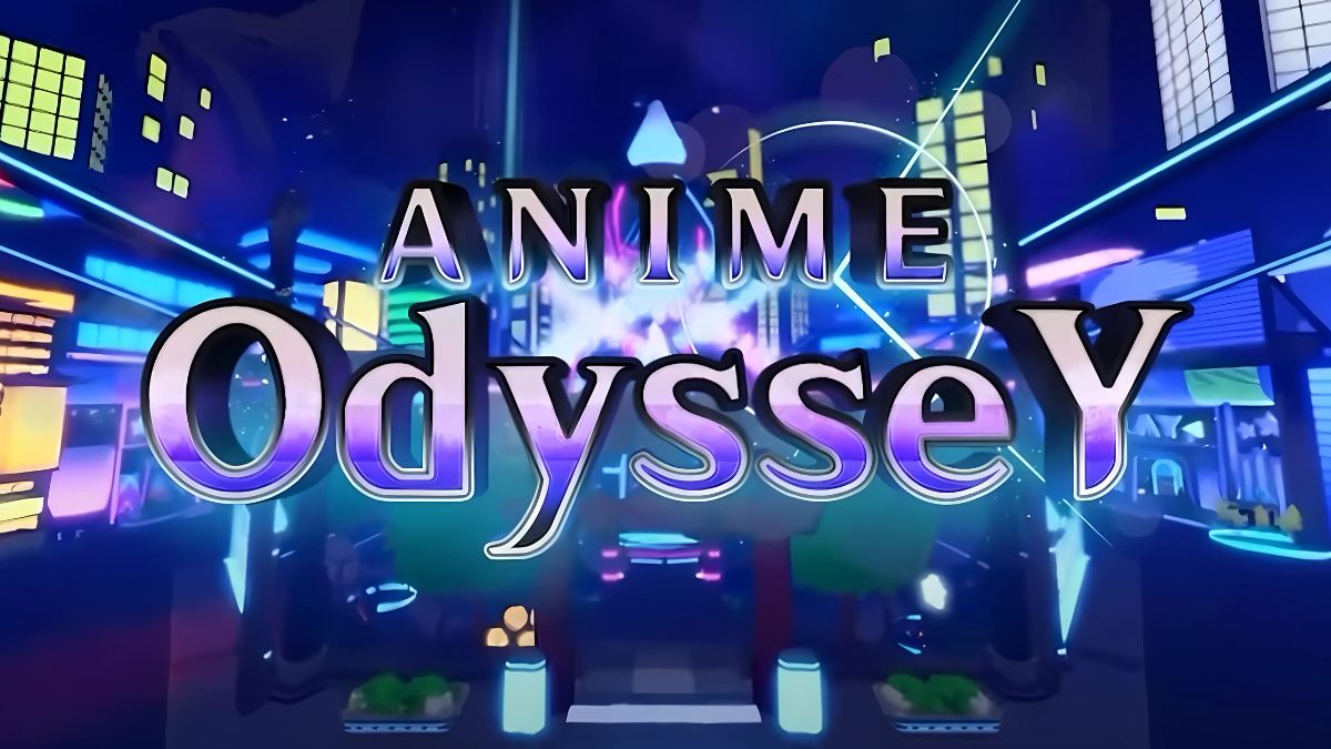 Lobby in Anime Odyssey Roblox experience