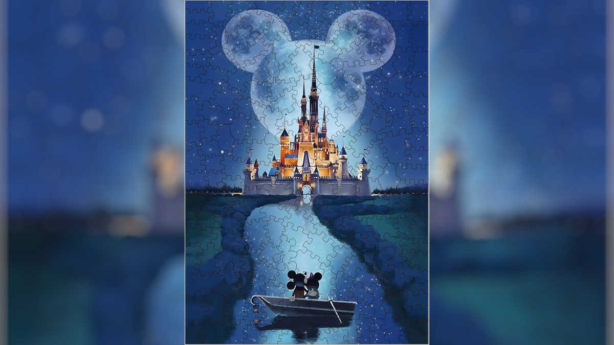 Irregular Shape Disney Castle puzzle