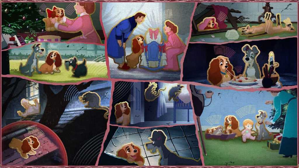 Disney Dreamlight Valley Lady and the Tramp puzzle