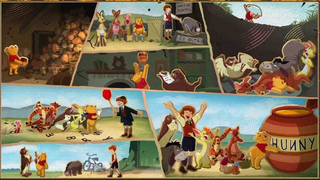 Disney Dreamlight Valley Winnie the Pooh puzzle