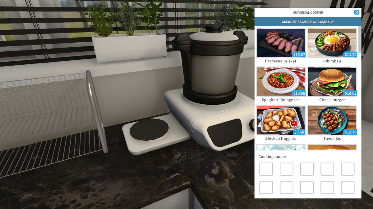 Universal Cooker in House Flipper: Dine Out