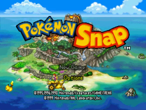 pokemon snap n64 title screen