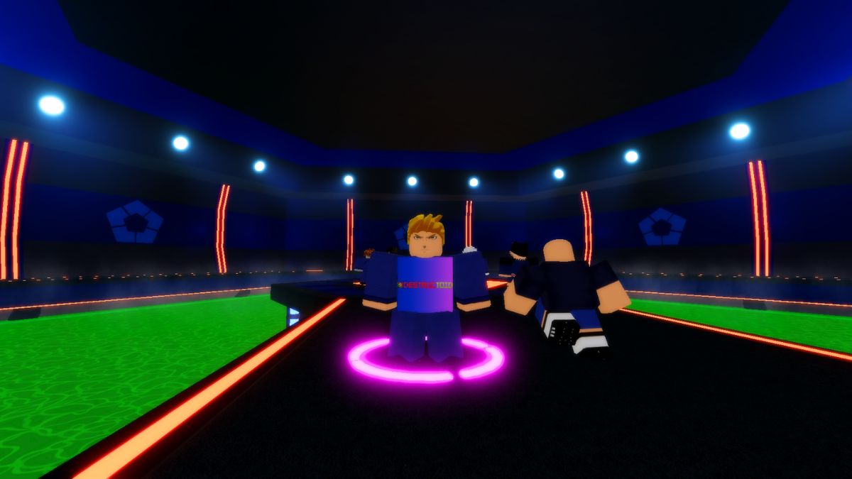 Player preparing for a match in LOCKED Roblox