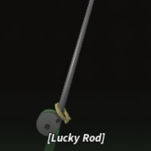 Lucky rod in the Fisch Roblox experience