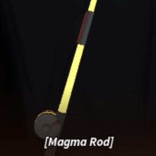 Magma rod in the Fisch Roblox experience