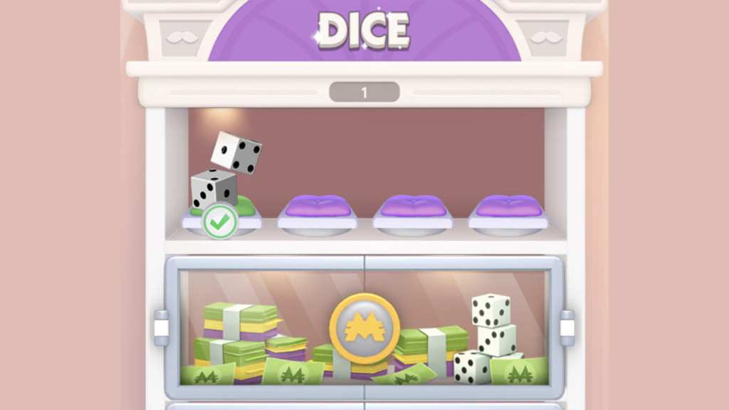 Monopoly GO Dice skins showroom