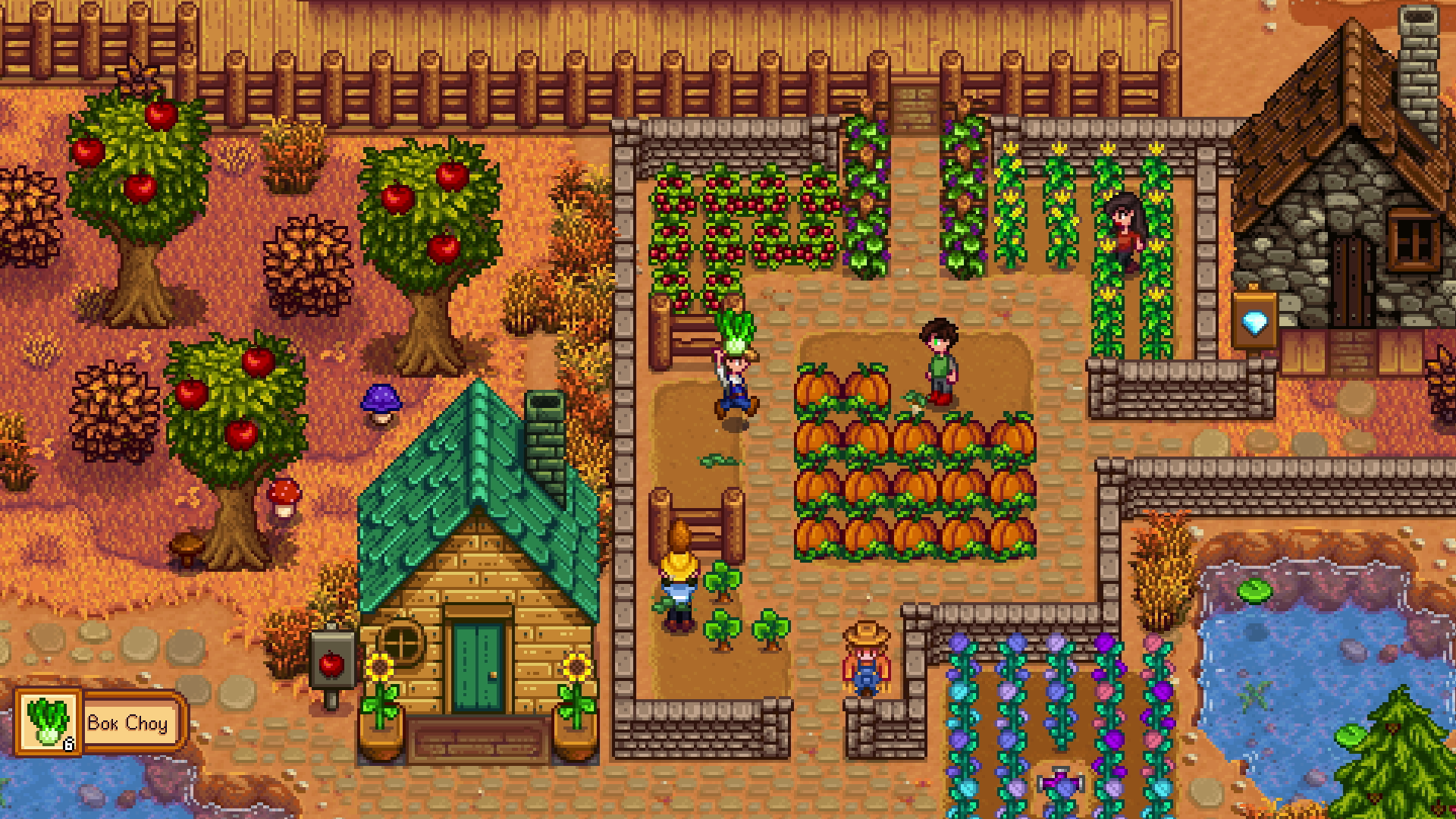 Multiplayer Stardew Valley game