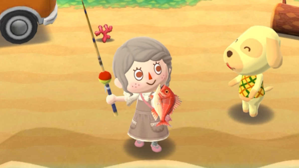 Fishing in Animal Crossing: Pocket Camp