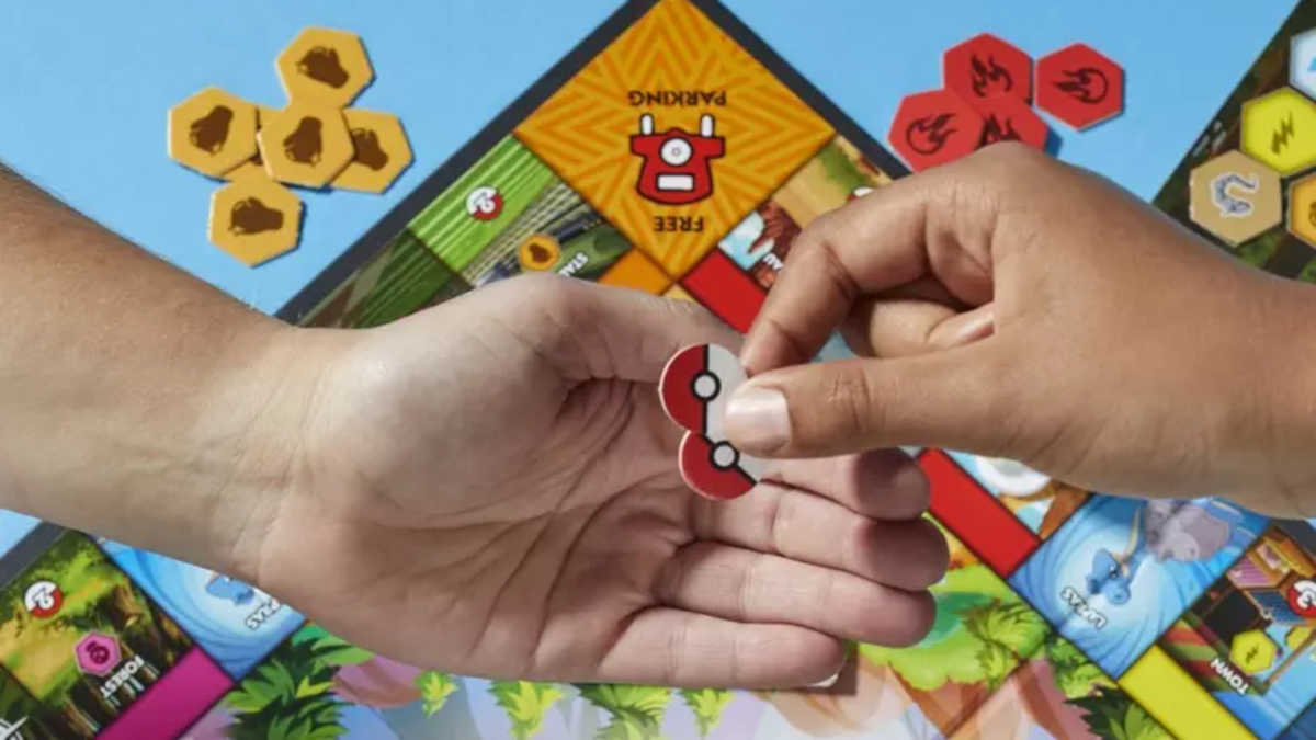 Pokéball pieces in Monopoly Pokémon