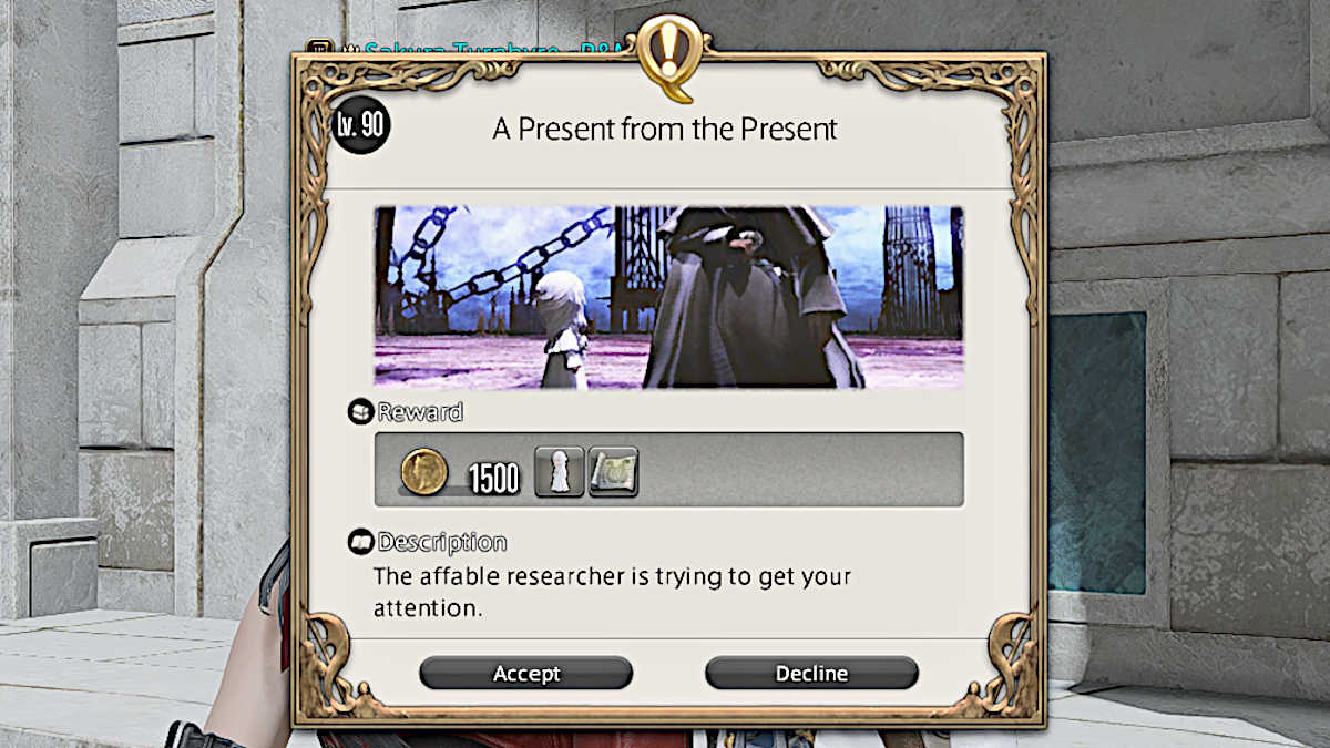 A Present from the Present in Final Fantasy XIV