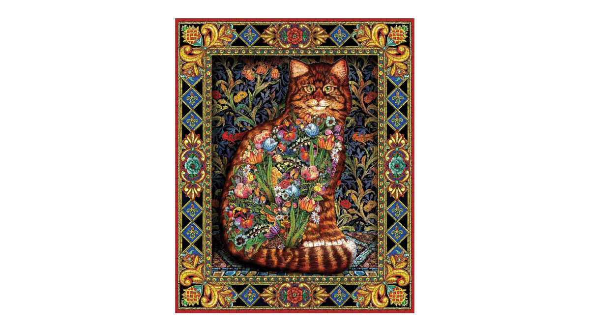 Cat tapestry jigsaw puzzle