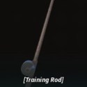 Training rod in the Fisch Roblox experience