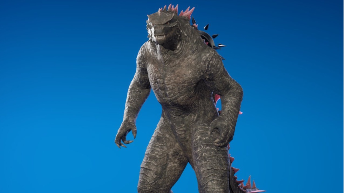 An image of Godzilla in Fortnite