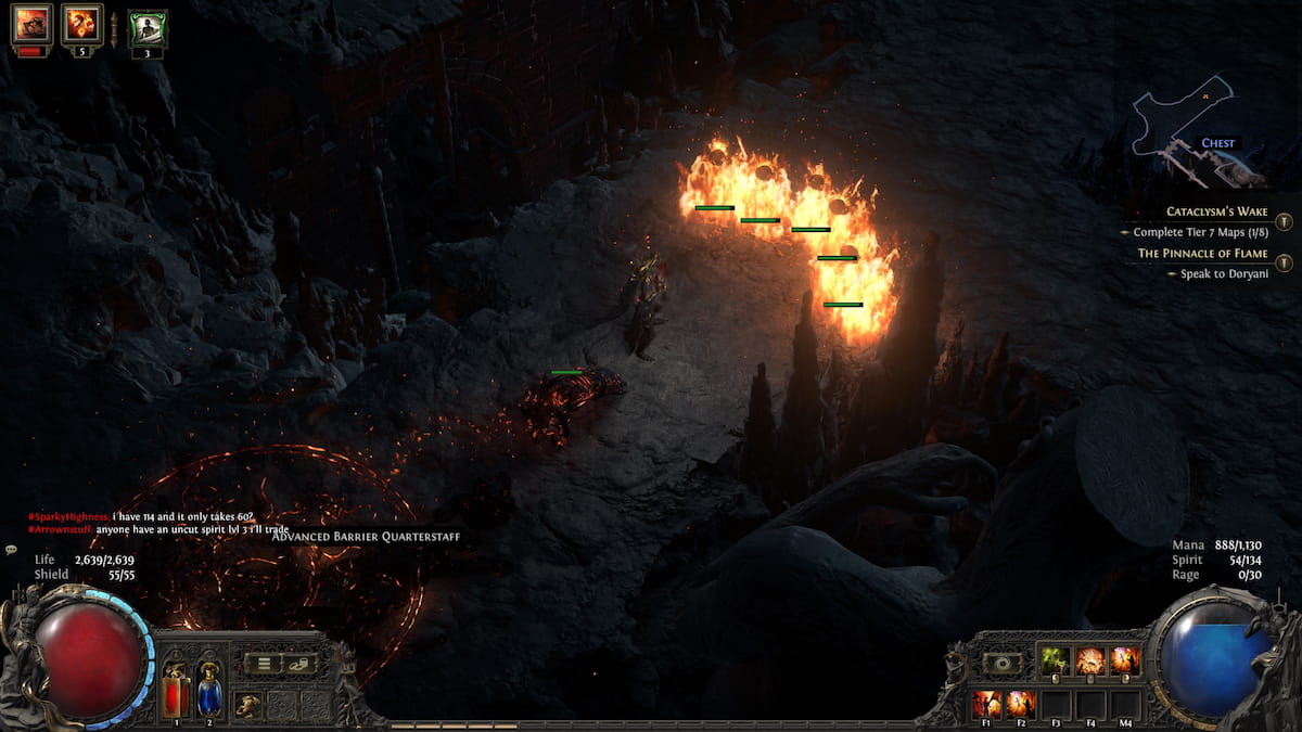 Flamewall in Path of Exile 2