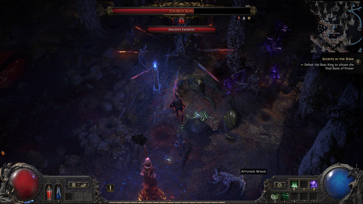 Path of Exile 2 The Rust King Boss