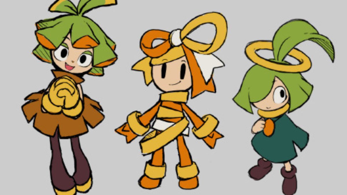 Unused character designs of Connie in Mario & Luigi Brothership.