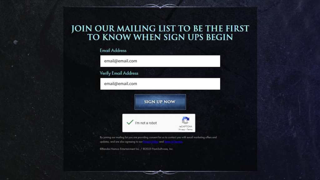 Elden Ring Nightreign network test registration