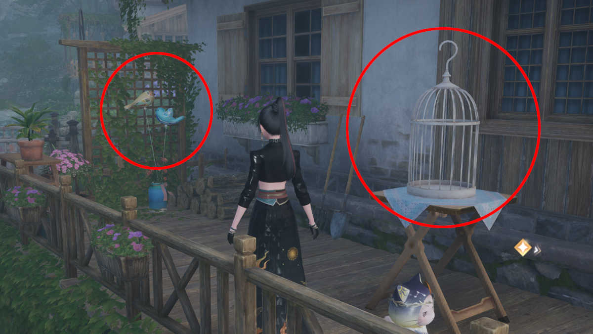 Birds and cage in Infinity Nikki