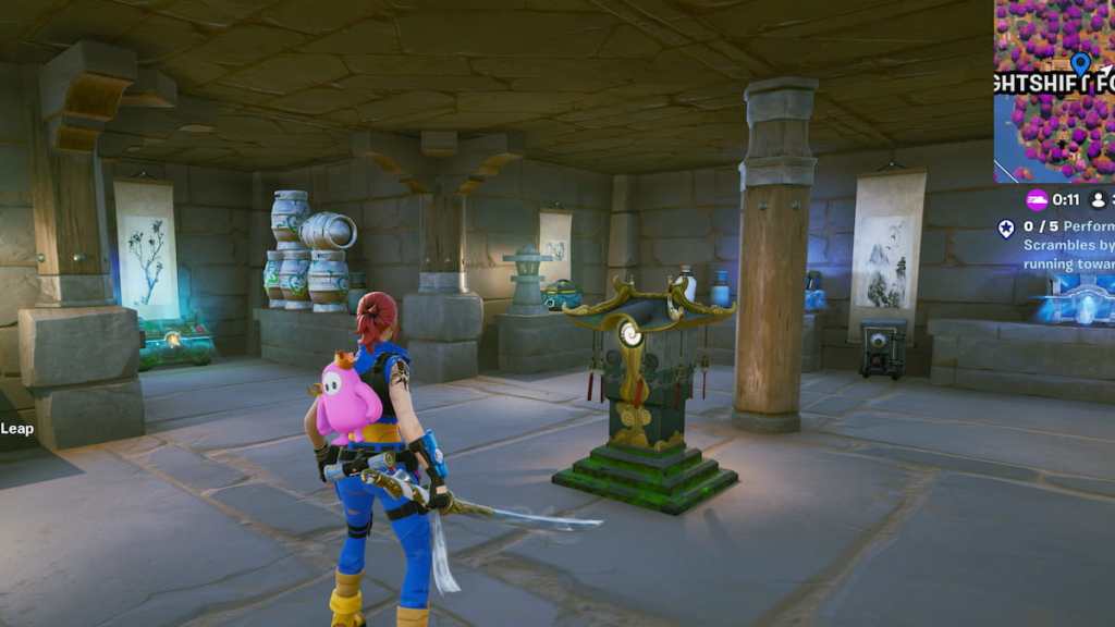 Fortnite Nightshift Forest vault room