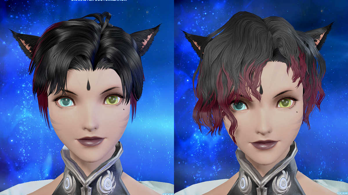 Hairstyles obtained via Maps in FFXIV