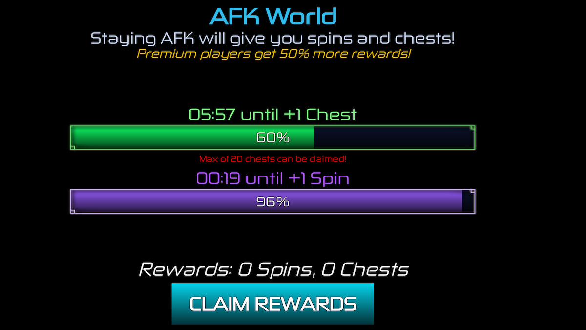 afk farm for more spins in jujutsu infinite