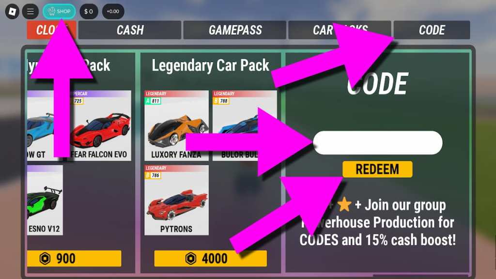 How to redeem Drive X codes