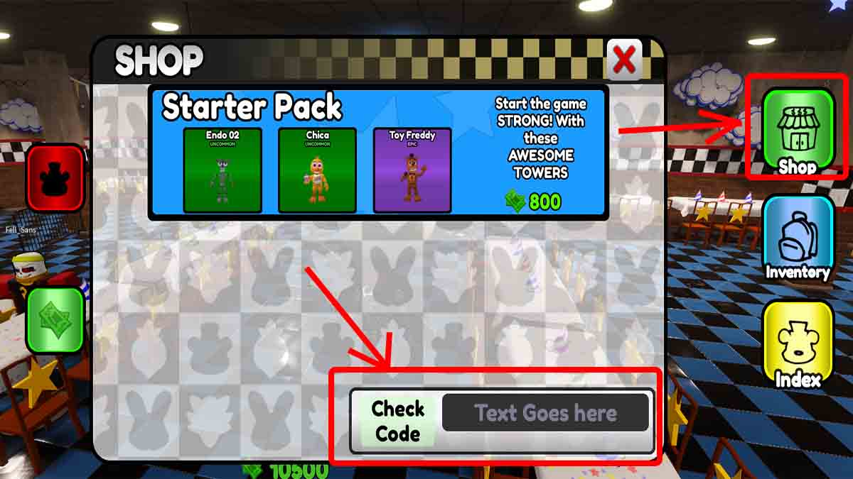 how to redeem fazbear world tower defense codes