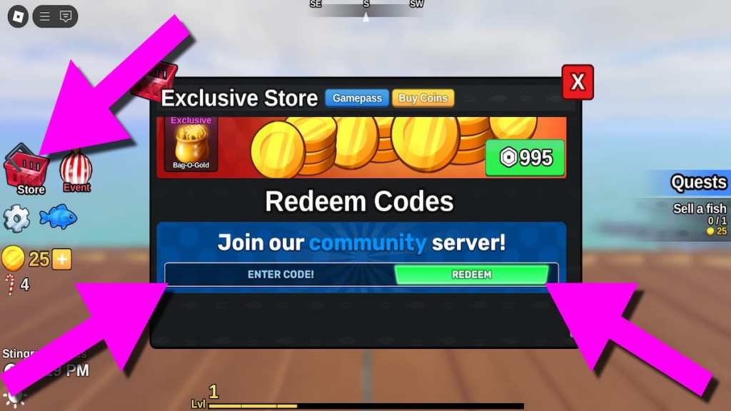 How to redeem Fish It codes