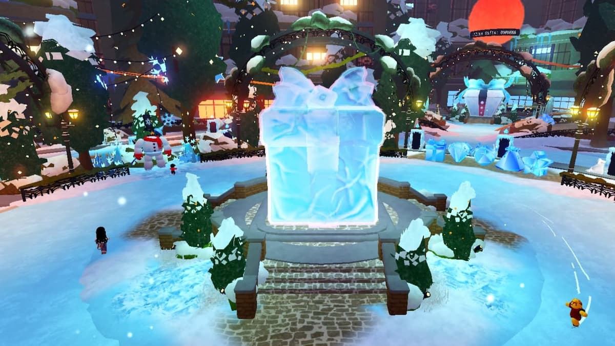 Roblox Winter Spotlight central hub