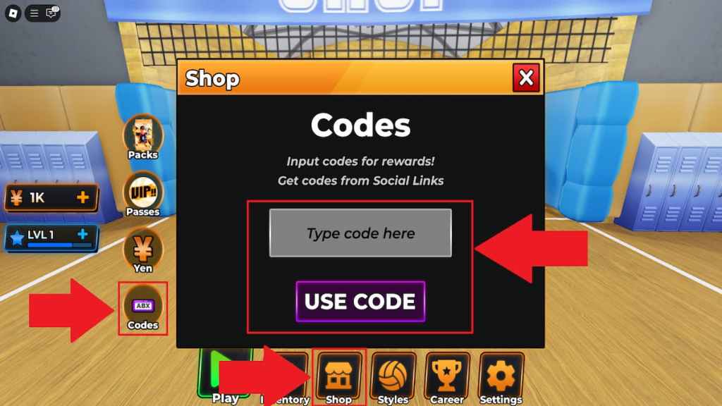 How to redeem Haikyuu Legends codes