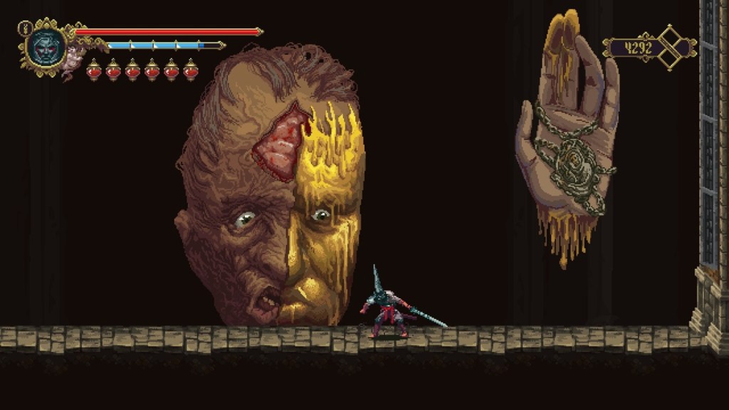 A huge devil like boss