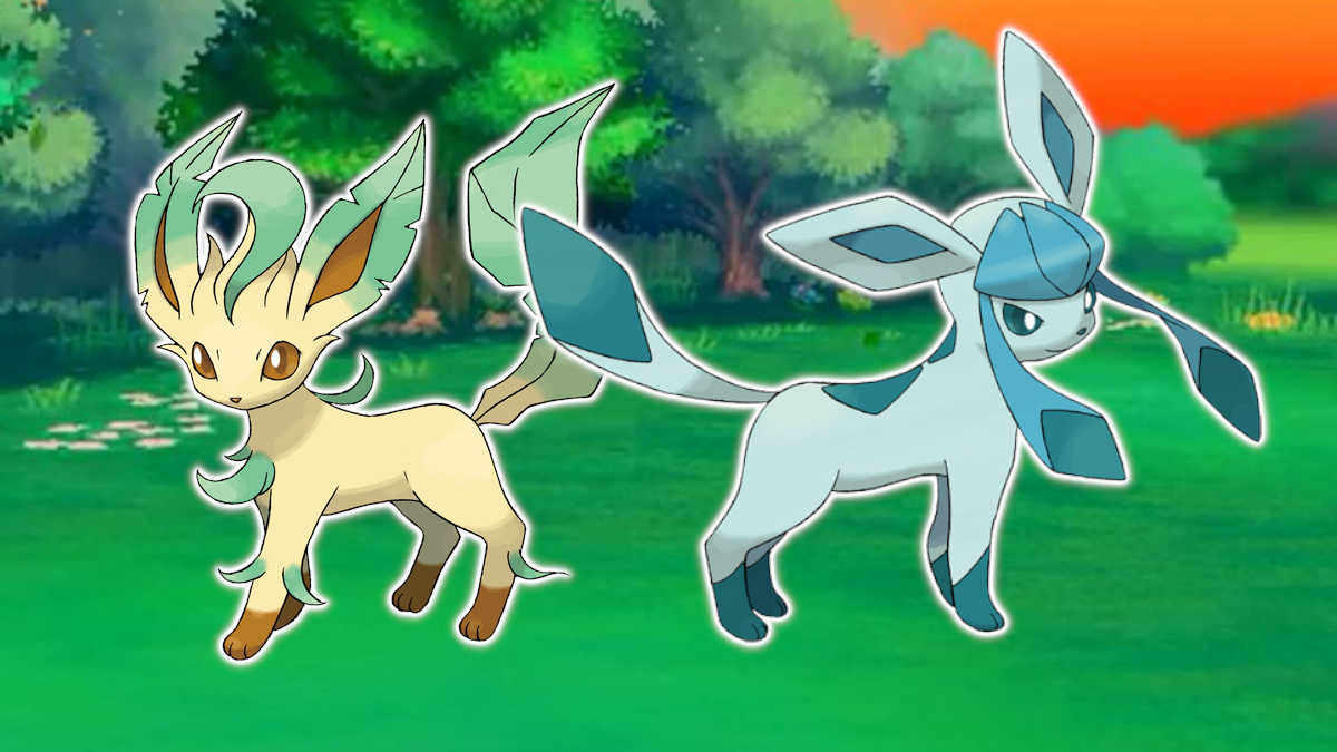 Leafeon and Glaceon