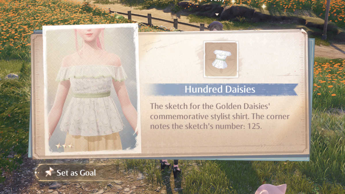 Hundred Daisies reward in Infinity Nikki