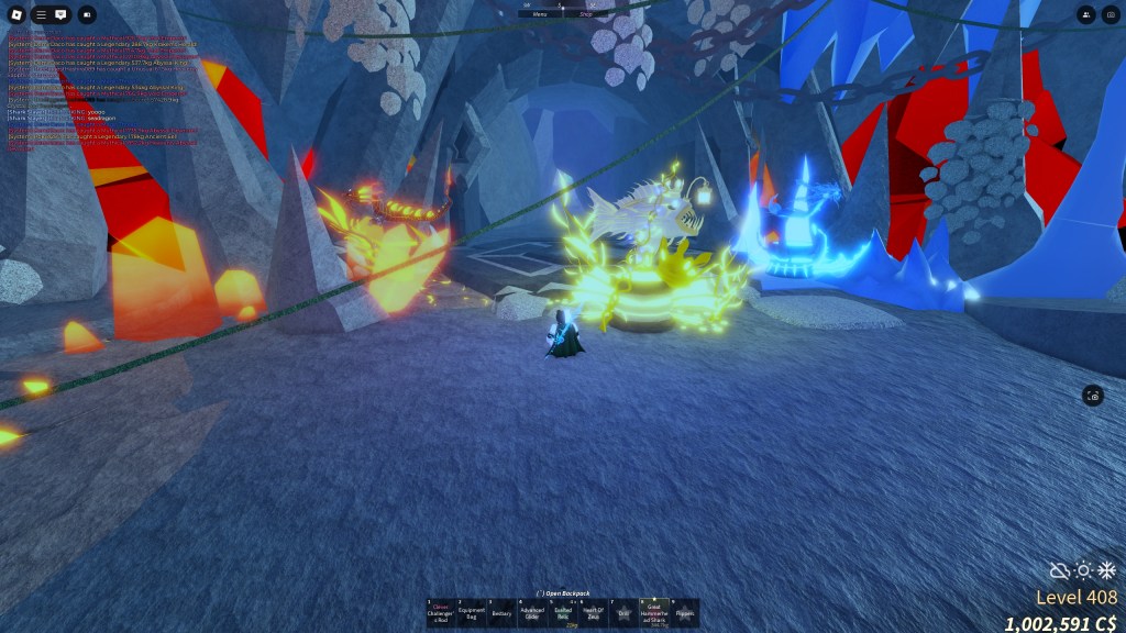 The Door to the Rainbow Pool has opened in the Calm Zone Fisch