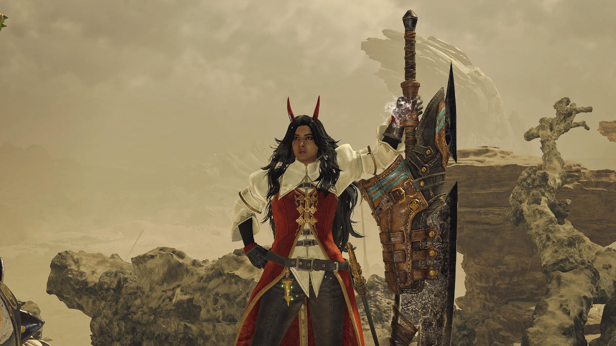 Hunter holding the Great Sword