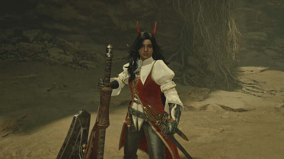 Hunter wielding the Hammer