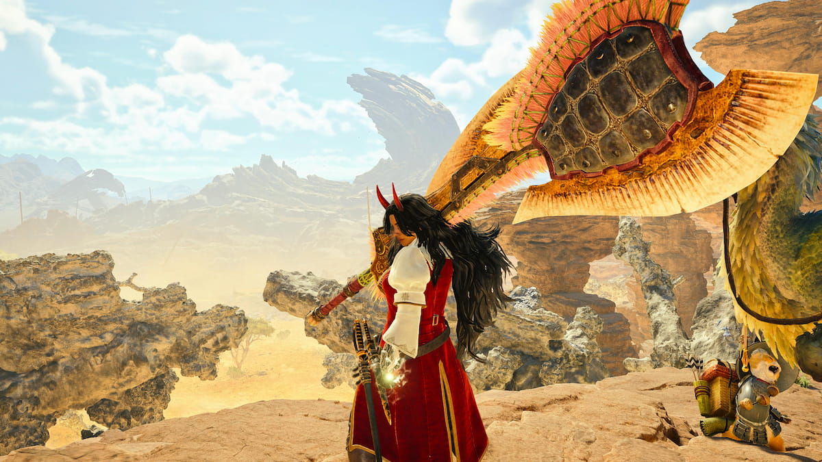 Hunter wielding a Switch Axe