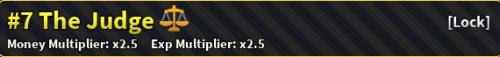 The Judge title in Verse Piece Roblox experience
