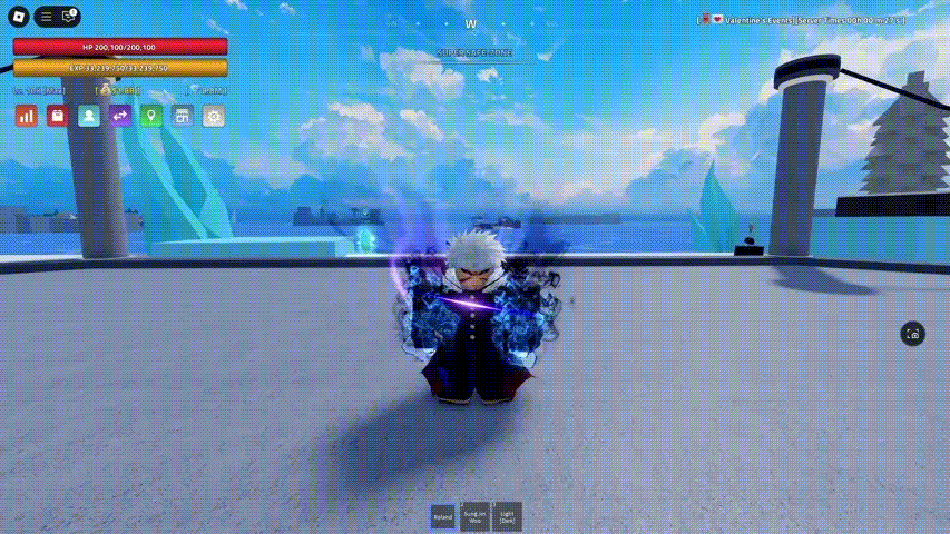Showcase of the Roland spec's F move in Verse Piece Roblox experience