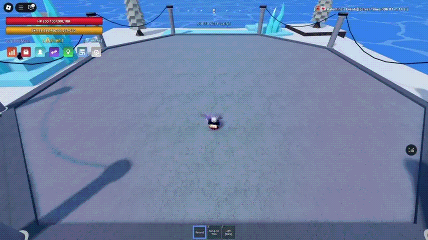 Showcase of Roland spec's M1 combo in Verse Piece Roblox experience