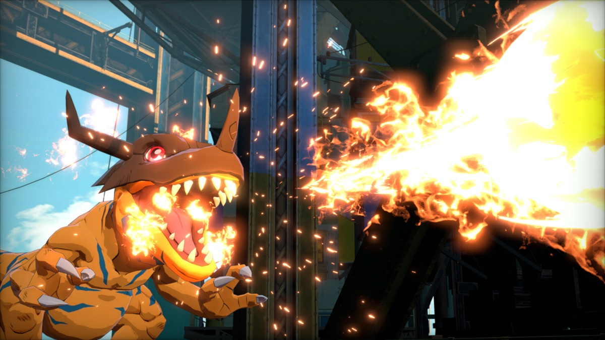 Greymon in 2025 Japanese RPG Digimon Story Time Stranger