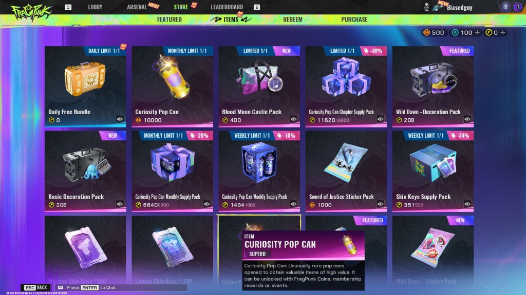 Daily Bundle in FragPunk