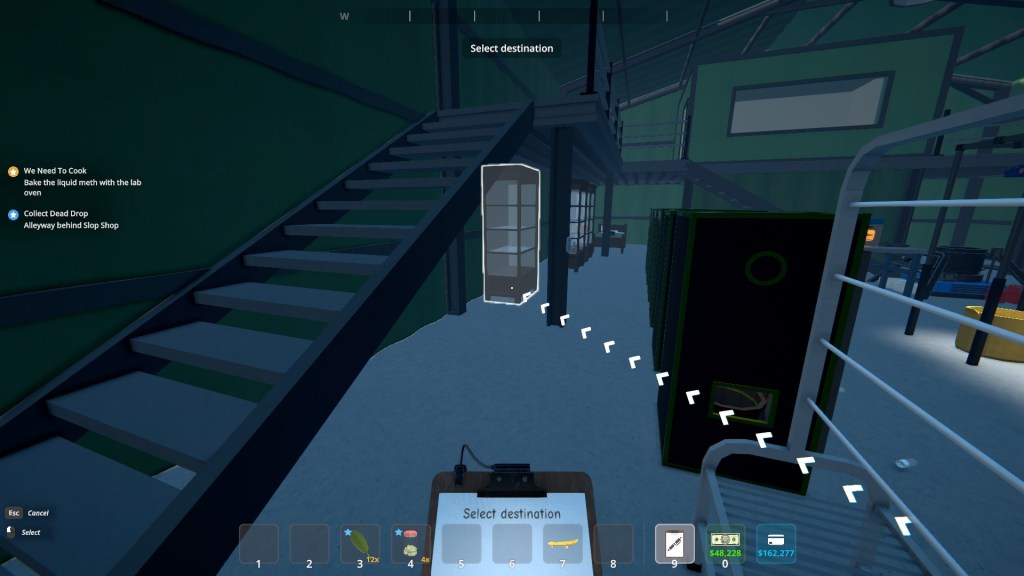 Work route in Schedule 1