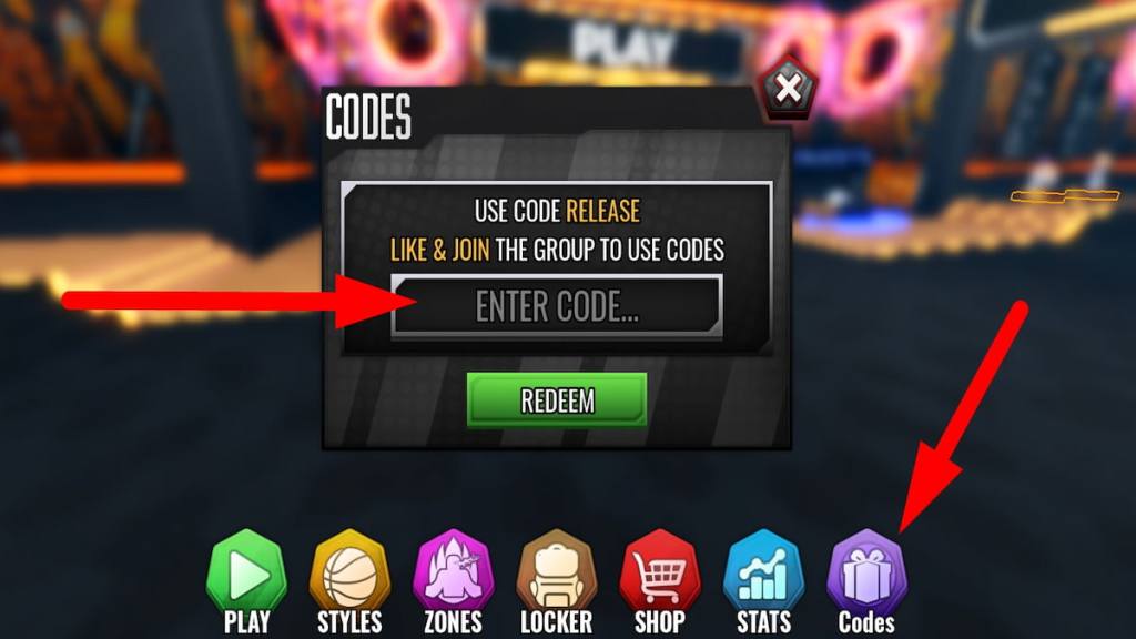 Redeem codes for Basketball Zero